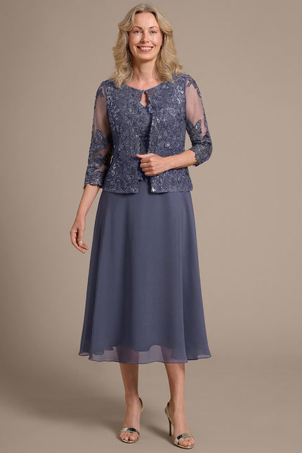 Robe Trapèze Éclat De Velours - gallery 2
