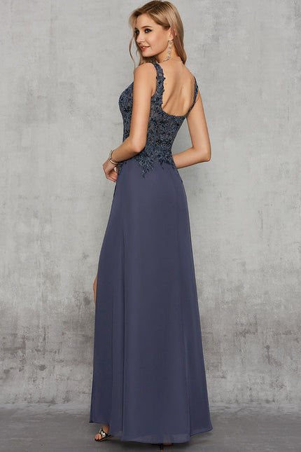 Robe Trapèze Marine Éclatante - gallery 1