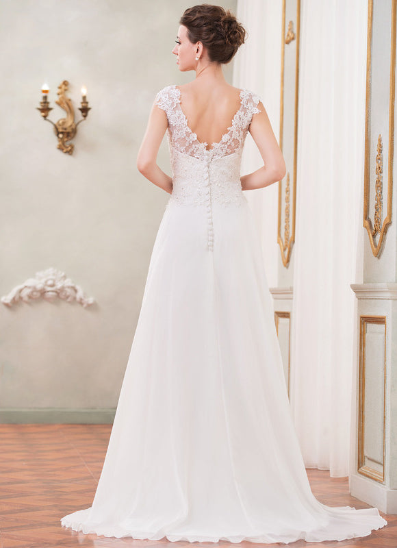 Robe Trapèze Éthérée Perles - gallery 1