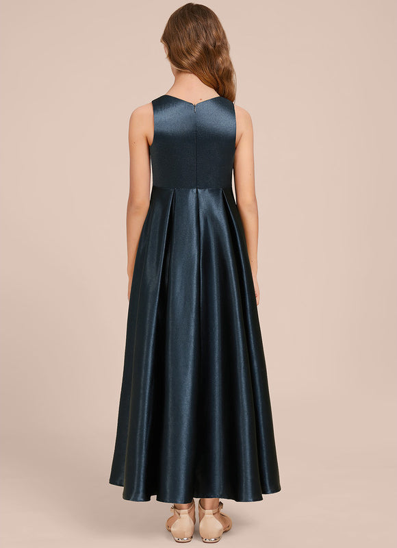 Robe Trapèze Satin Irisé - gallery 4