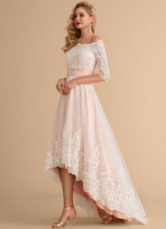 Robe Trapèze Lueur De Rubis Céleste - gallery 5