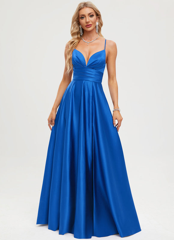Robe Trapèze Éclat Rubis Flottant - gallery 4