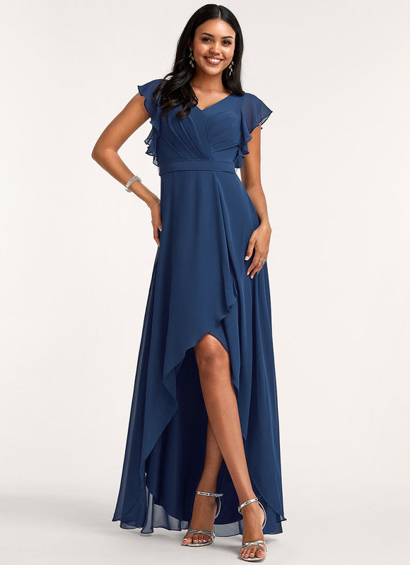 Robe Trapèze Fluide Asymétrique - gallery 2