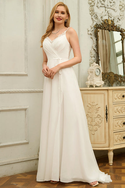 Robe Trapèze Éthérée Satinée - gallery 6