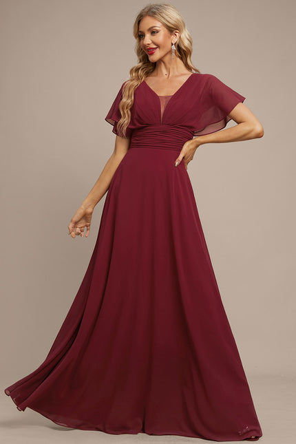 Robe Trapèze Élégante Mousseline - gallery 1