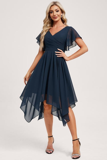 Robe Trapèze Fluide Asymétrique