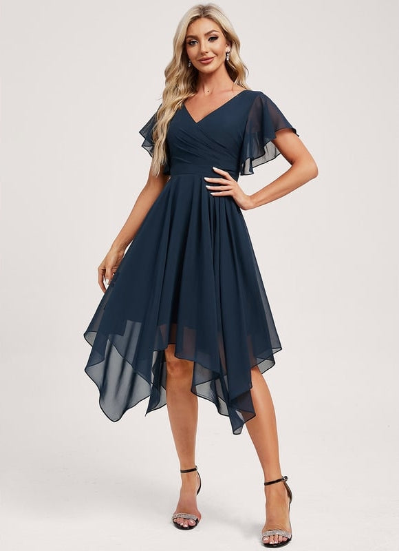 Robe Trapèze Fluide Asymétrique
