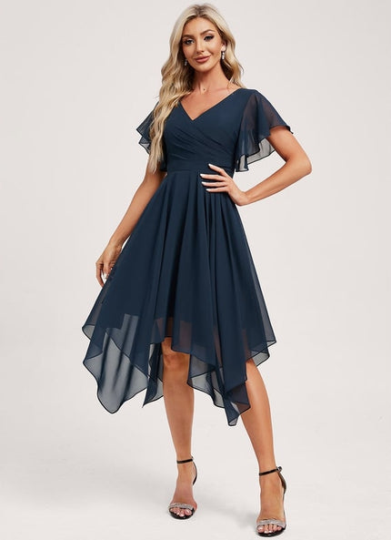 Robe Trapèze Fluide Asymétrique