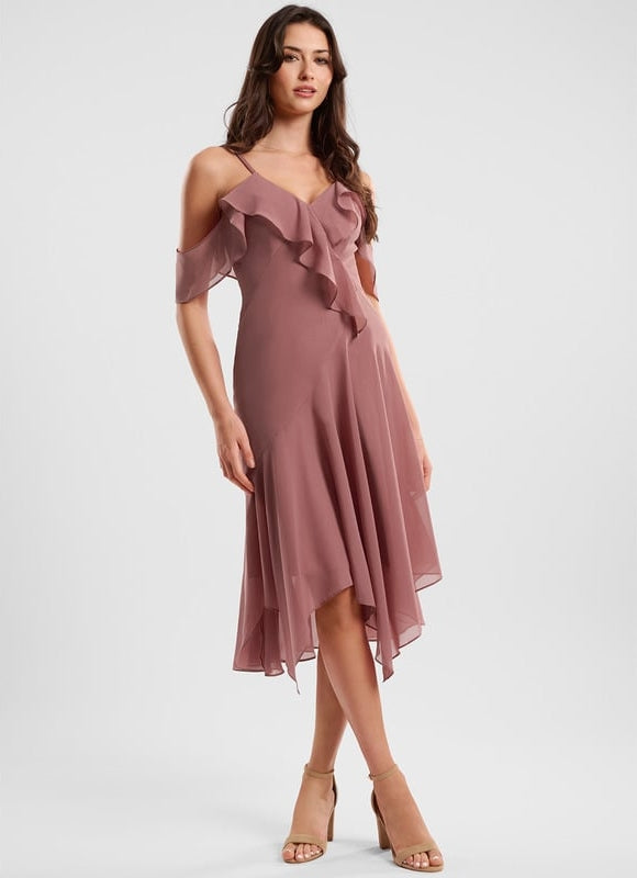 Robe Trapèze Flottante Verte - gallery 1