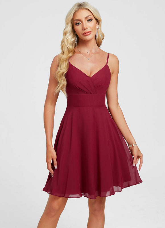 Robe Trapèze Vague Marine - gallery 1