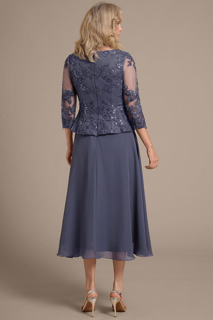 Robe Trapèze Éclat De Velours - gallery 6