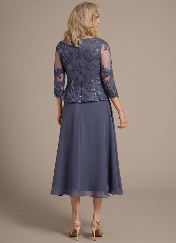 Robe Trapèze Éclat De Velours - gallery 6