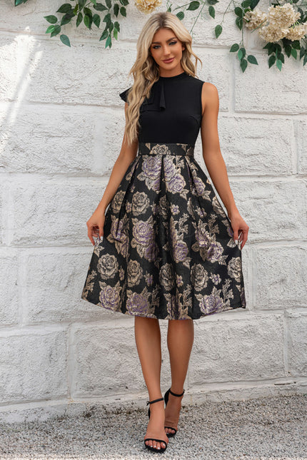 Robe Trapèze Florale Luxe - gallery 2