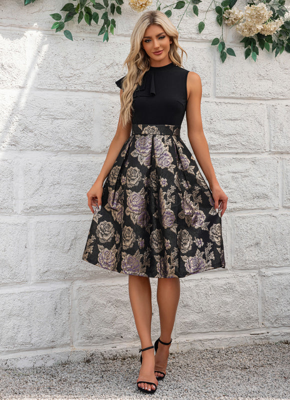 Robe Trapèze Florale Luxe - gallery 2