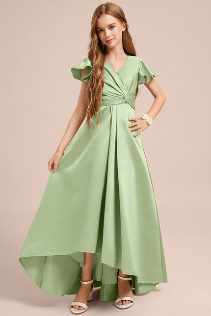 Robe Trapèze Satin Marine Chic - gallery 1