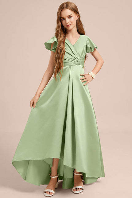 Robe Trapèze Satin Marine Chic - gallery 1