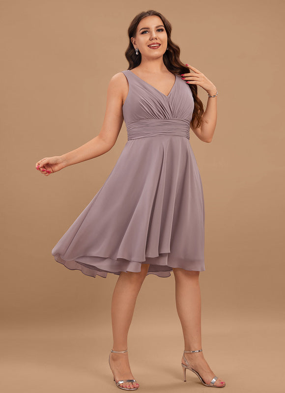 Robe Trapèze Fluide Asymétrique - gallery 6
