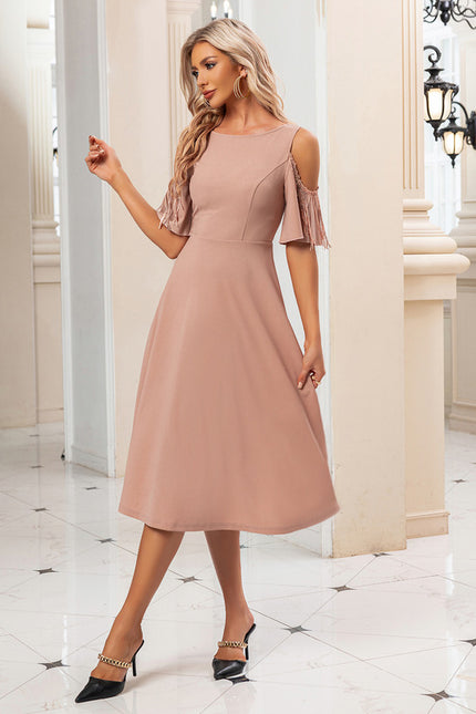 Robe Trapèze Frange Douce - gallery 4