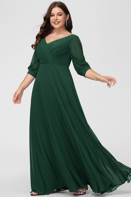 Robe Trapèze Mousseline Fendue - gallery 6