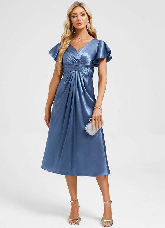 Robe Trapèze Élégance Océanique - gallery 2