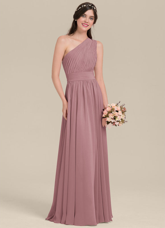 Robe Trapèze Asymétrique Beige - gallery 3