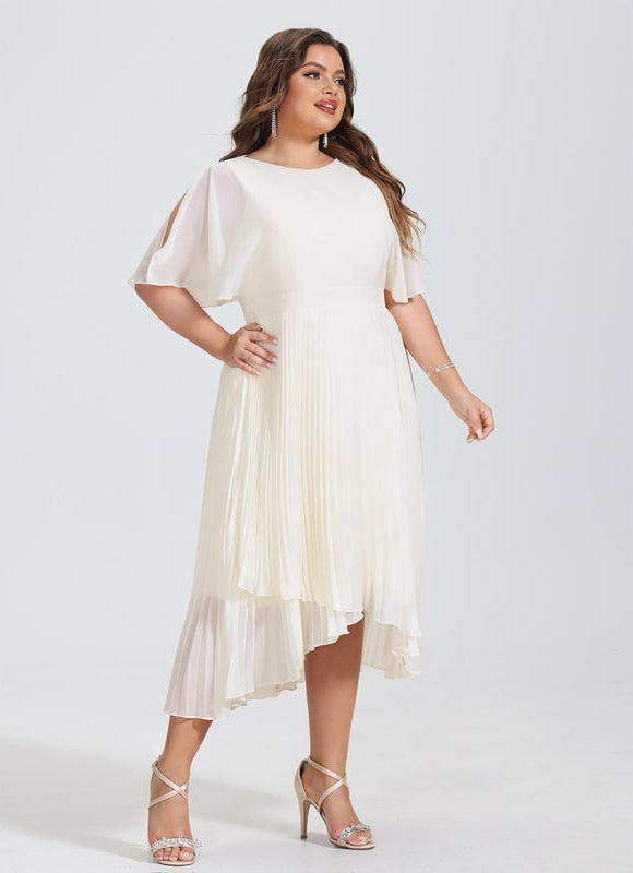 Robe Trapèze Lumière Flottante - gallery 6