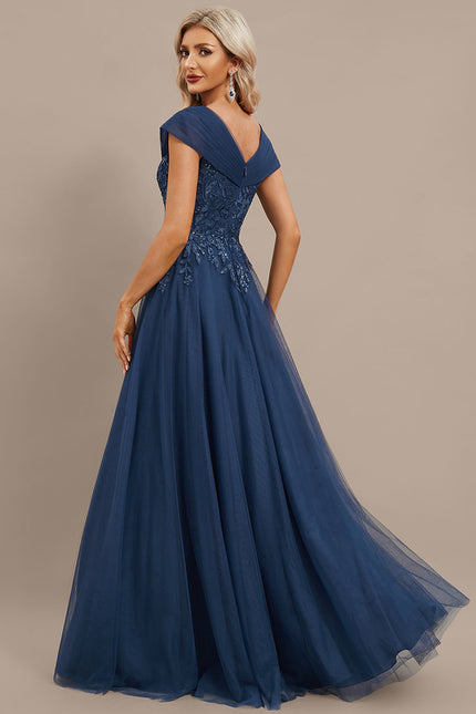Robe Trapèze Nuit Émeraude Couture - gallery 6