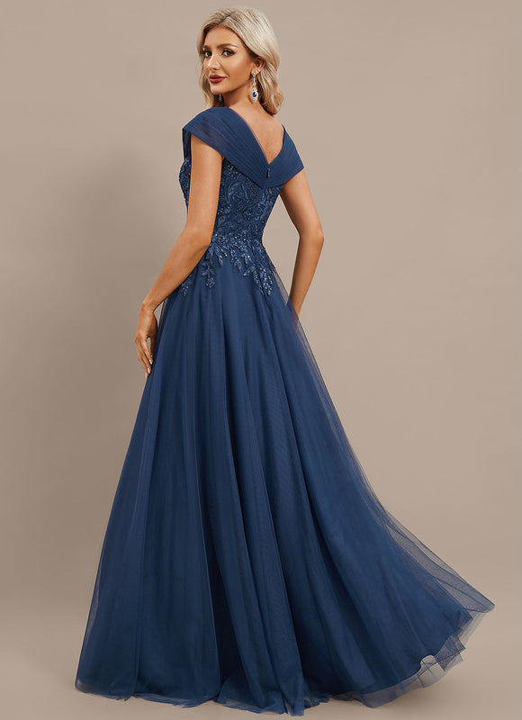 Robe Trapèze Nuit Émeraude Couture - gallery 6