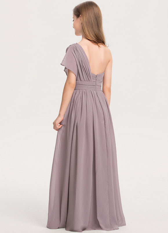 Robe Trapèze Verte Évanescente - gallery 3