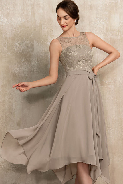 Robe Trapèze Mi-Longue Cérémonie - gallery 5