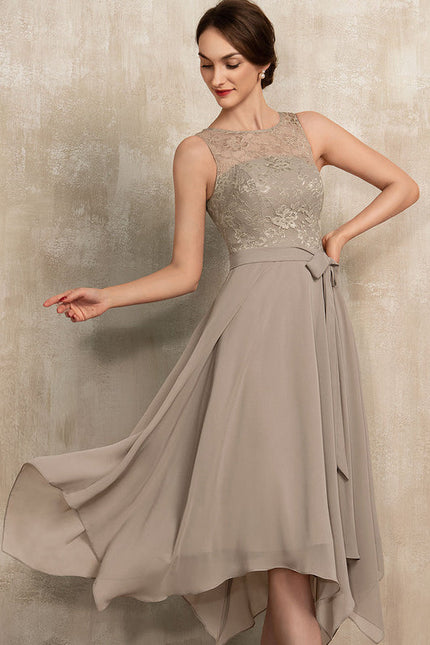 Robe Trapèze Mi-Longue Cérémonie - gallery 5