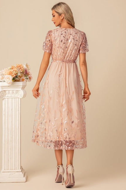 Robe Trapeze Sequin - gallery 3