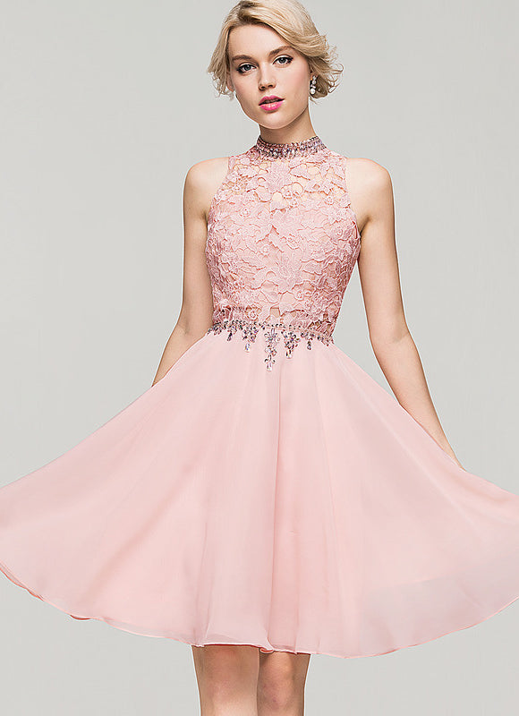 Robe Trapèze Lueur De Lavande - gallery 1