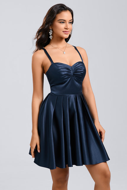 Robe Trapèze Cobalt Élégance - gallery 6