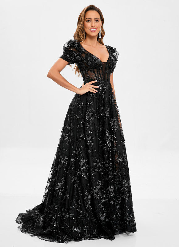 Robe Trapèze Élégance Obsidienne - gallery 2