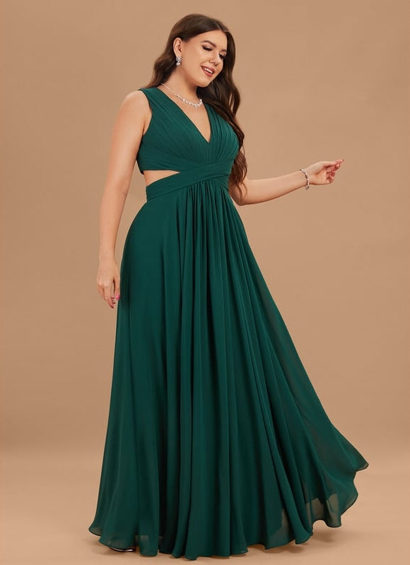 Robe Trapèze Élégante Mousseline - gallery 5