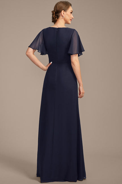 Robe Trapèze Chiffon Sophistiquée - gallery 6