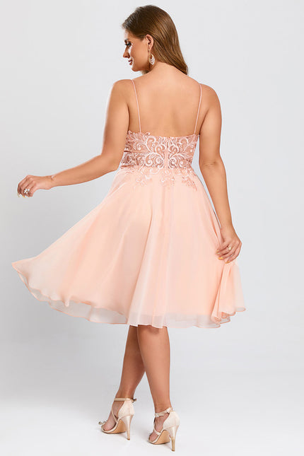 Robe Trapèze Sérénité Pêche - gallery 7