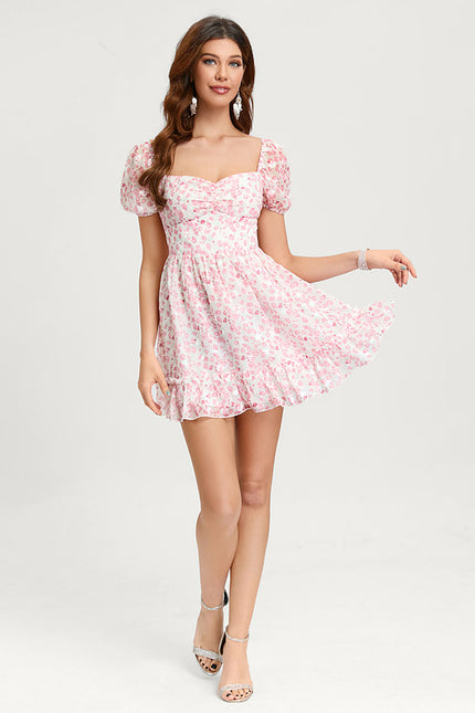 Robe Trapèze Floral Douceur - gallery 6