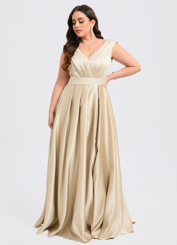 Robe Satin Trapeze - gallery 7