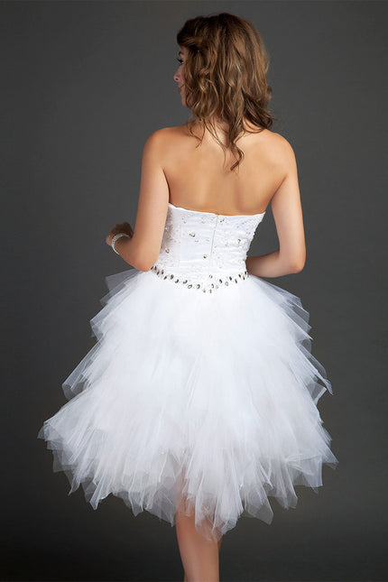 Robe Trapèze Lueur De Paillettes - gallery 4