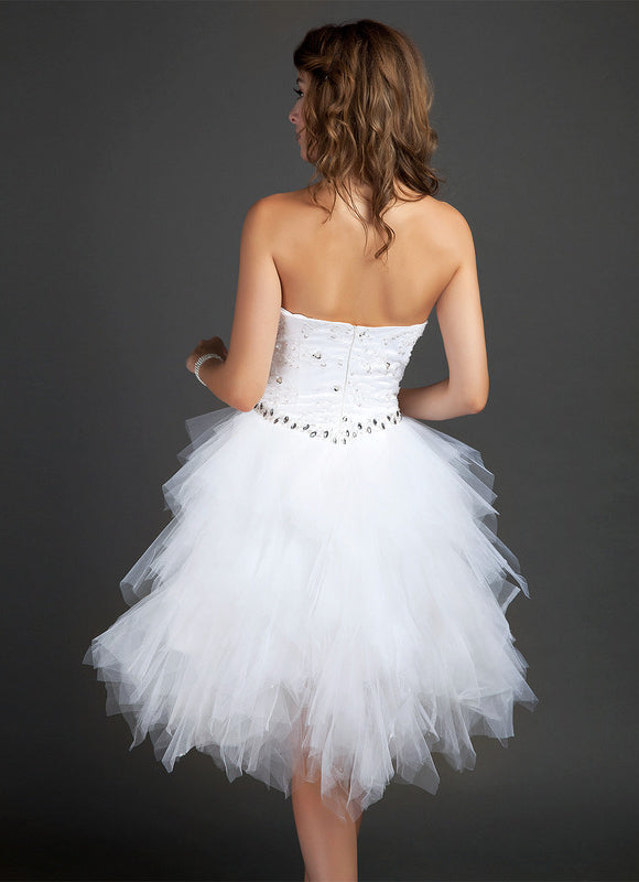 Robe Trapèze Lueur De Paillettes - gallery 4