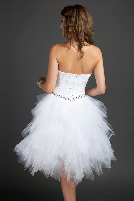 Robe Trapèze Lueur De Paillettes - gallery 4