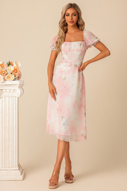 Robe Trapèze Chiffon Pastel - gallery 6