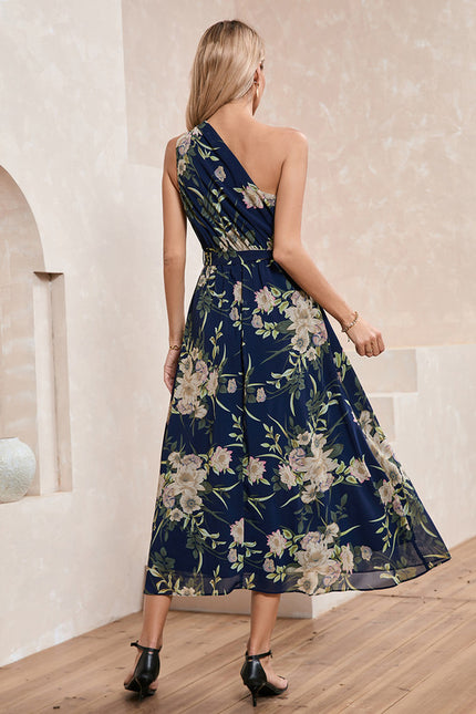 Robe Trapèze Fleur De Nuit - gallery 3