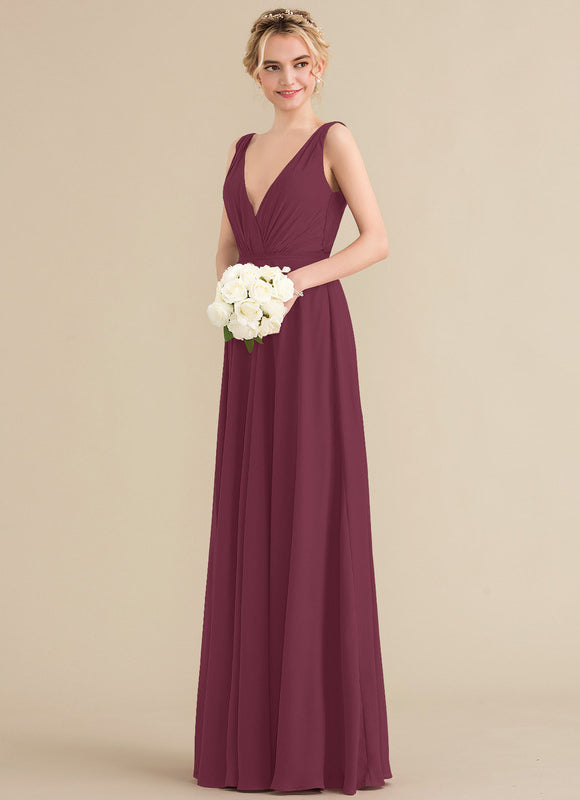 Robe Trapèze Bordeaux Élégance - gallery 3