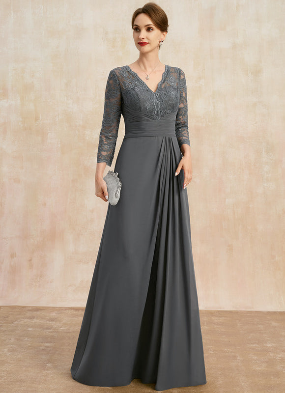Robe Trapèze Gris Élégance Drapée
