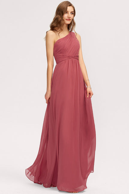 Robe Trapèze Asymétrique Beige - gallery 2