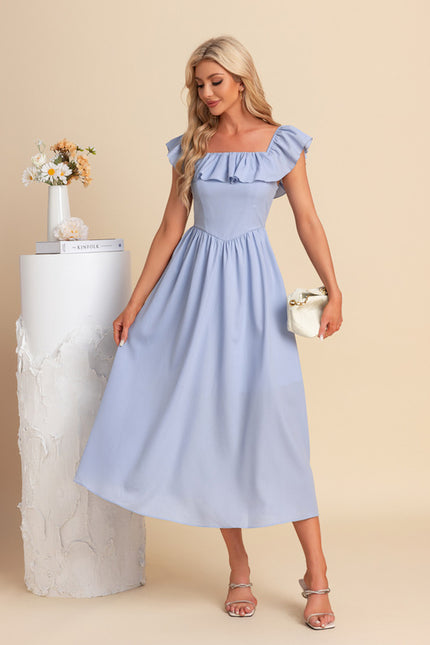 Robe Trapèze Midi Chic