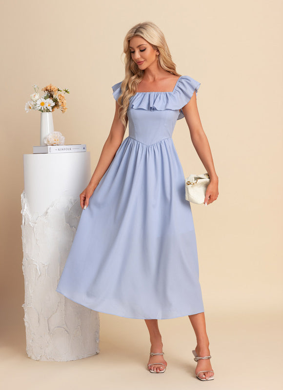 Robe Trapèze Midi Chic